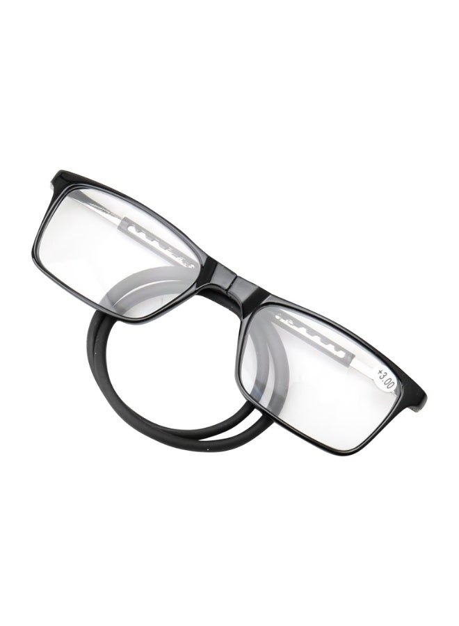 Unisex magnetic reading glasses with ultra-clear lenses and a neck strap for easy attachment. - Image 1